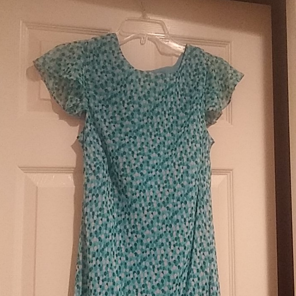 Turquoise dress